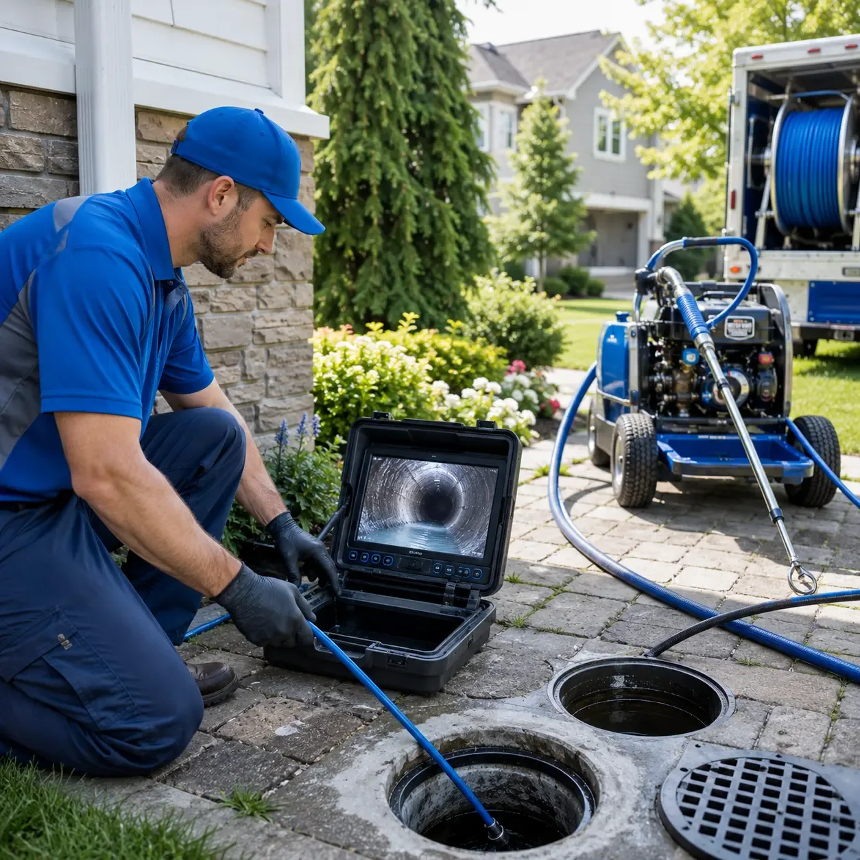 Outdoor drain cleaning professionals serving Shiloh, NJ